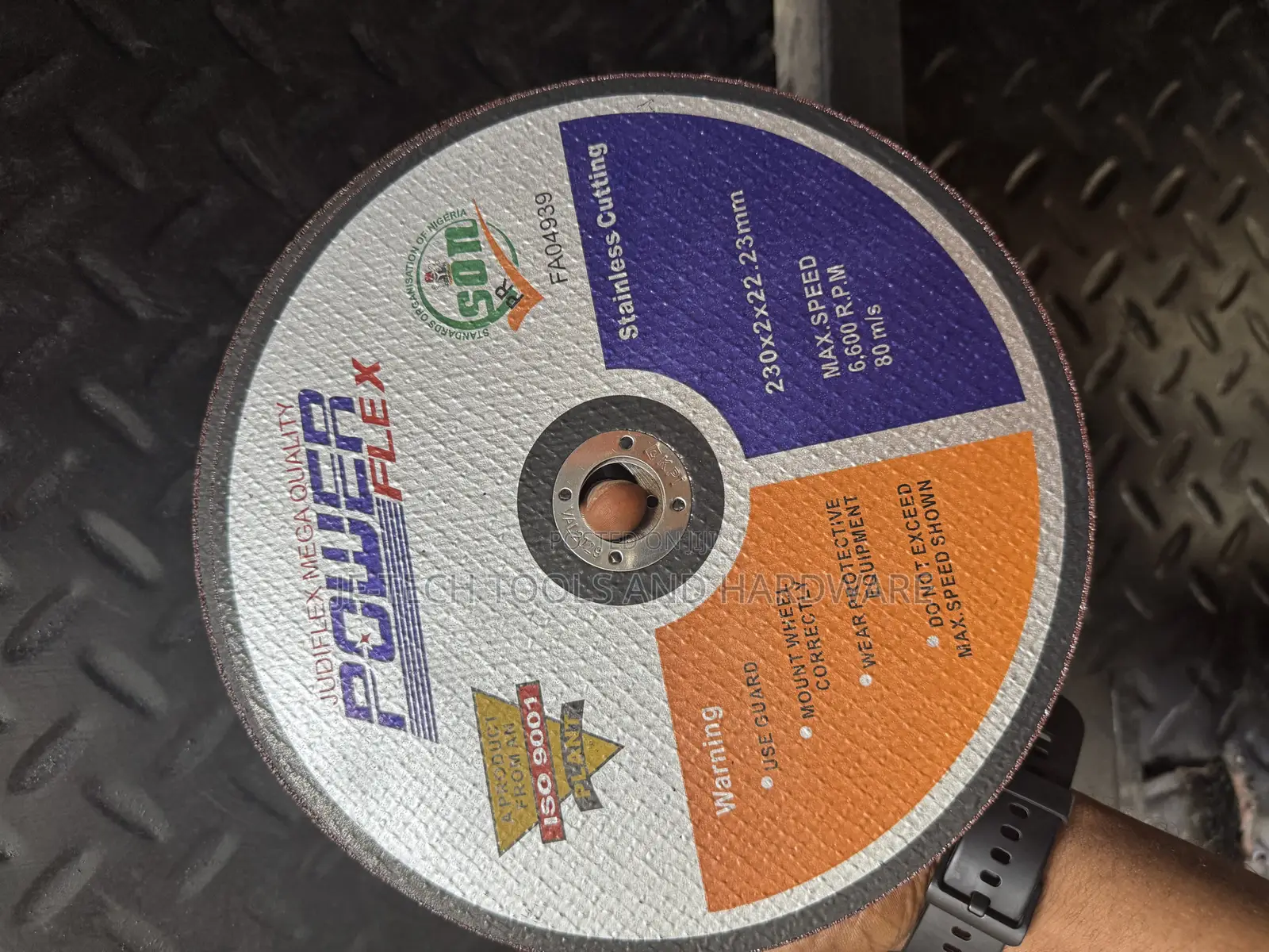 Judiflex Powerflex Stainless Steel Cutting Disc, a 9-Inch (230mm)