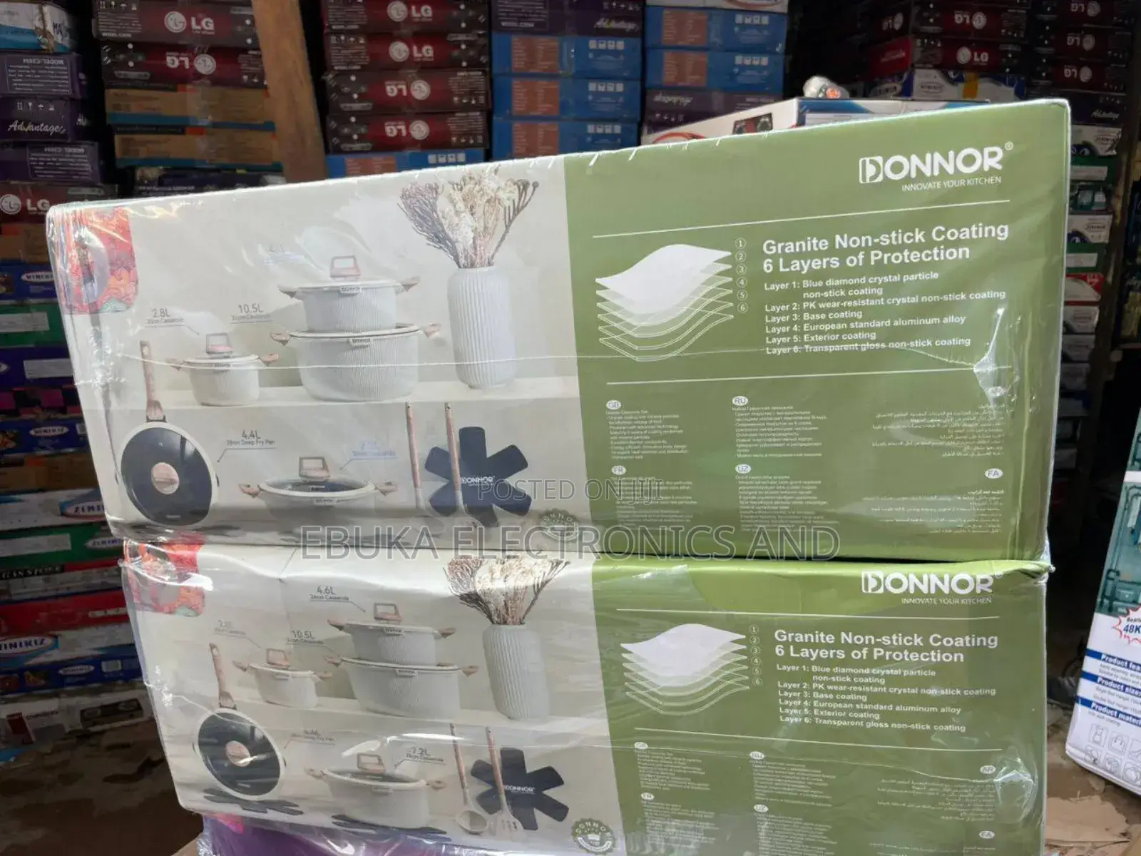 Donnor 15 PCS High Quality Granite Pot/Cookware SetIs Available