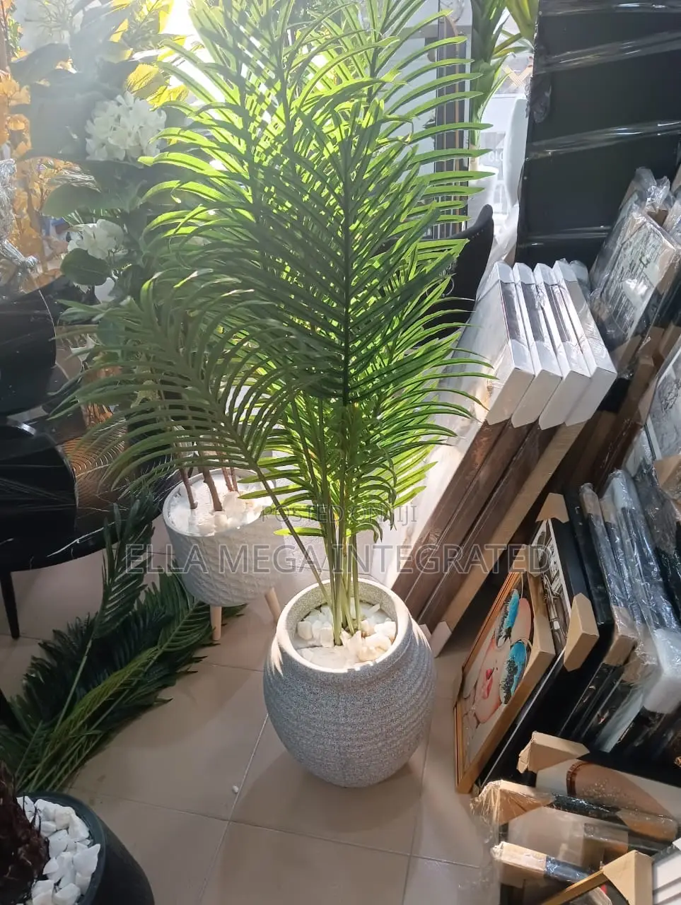 Artificial Flower Plant and Vase for Home Interiors