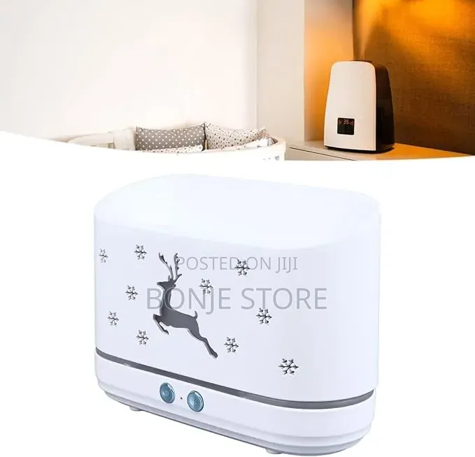 200ml Flame Style Essential Humidifier + Free Oil Diffuser