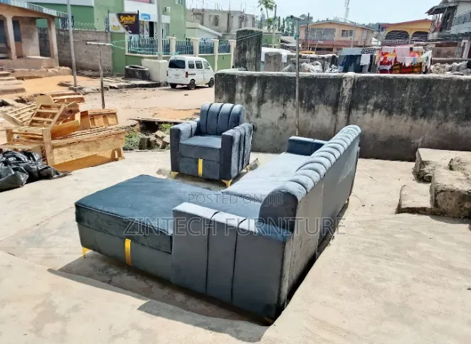 Brand New Quality L Shape Couch and a Single Seater
