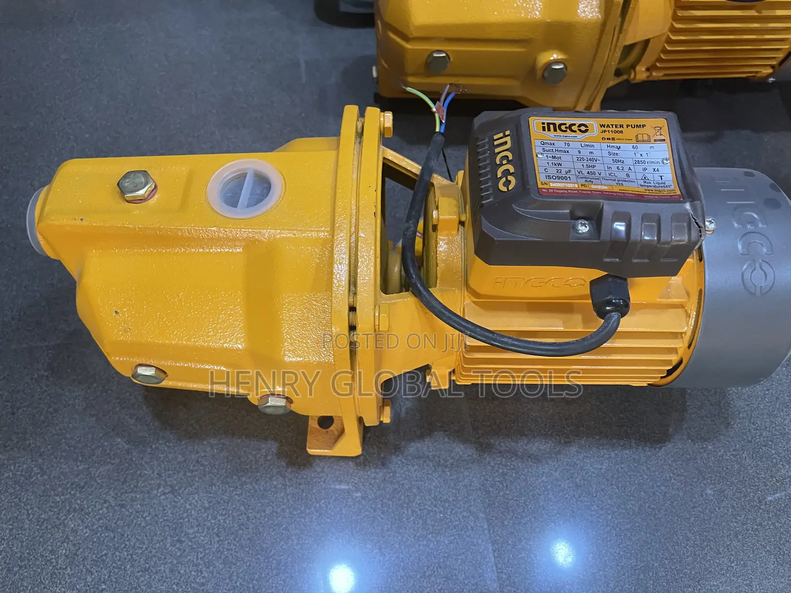 1100w 1.0hp Ingco Surface Water Pump Machine