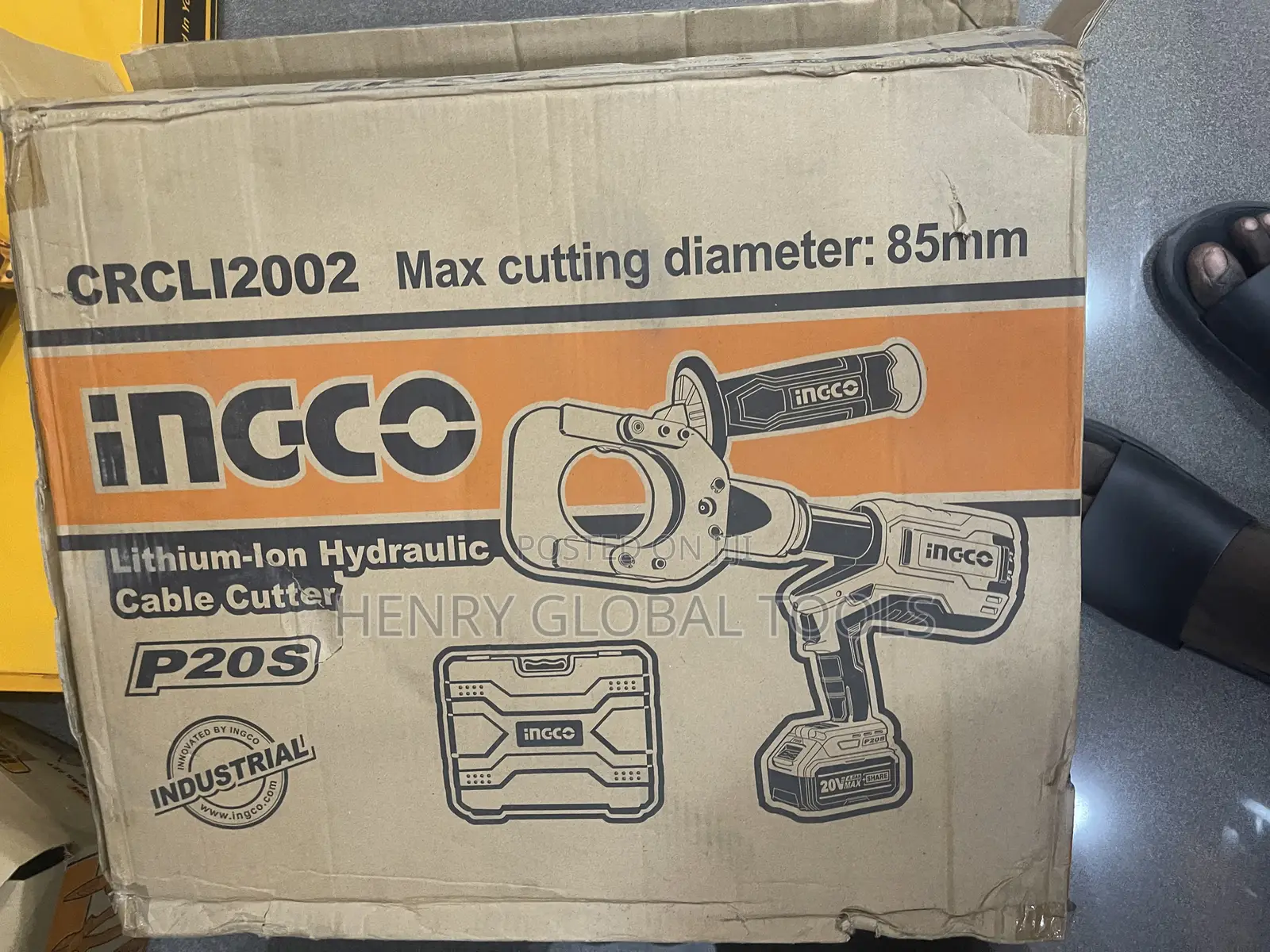 16-500mm Ingco Hydraulic Heavy Duty Cable Cutter