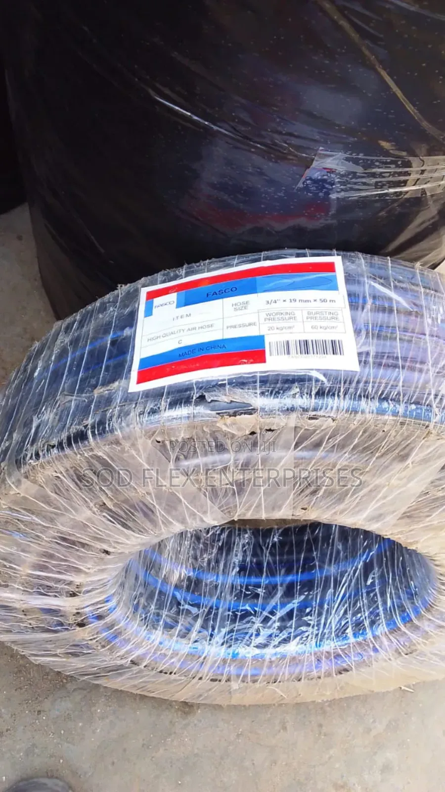 Fasco 3/4" by 50m Roll Durable Water Supply Hose