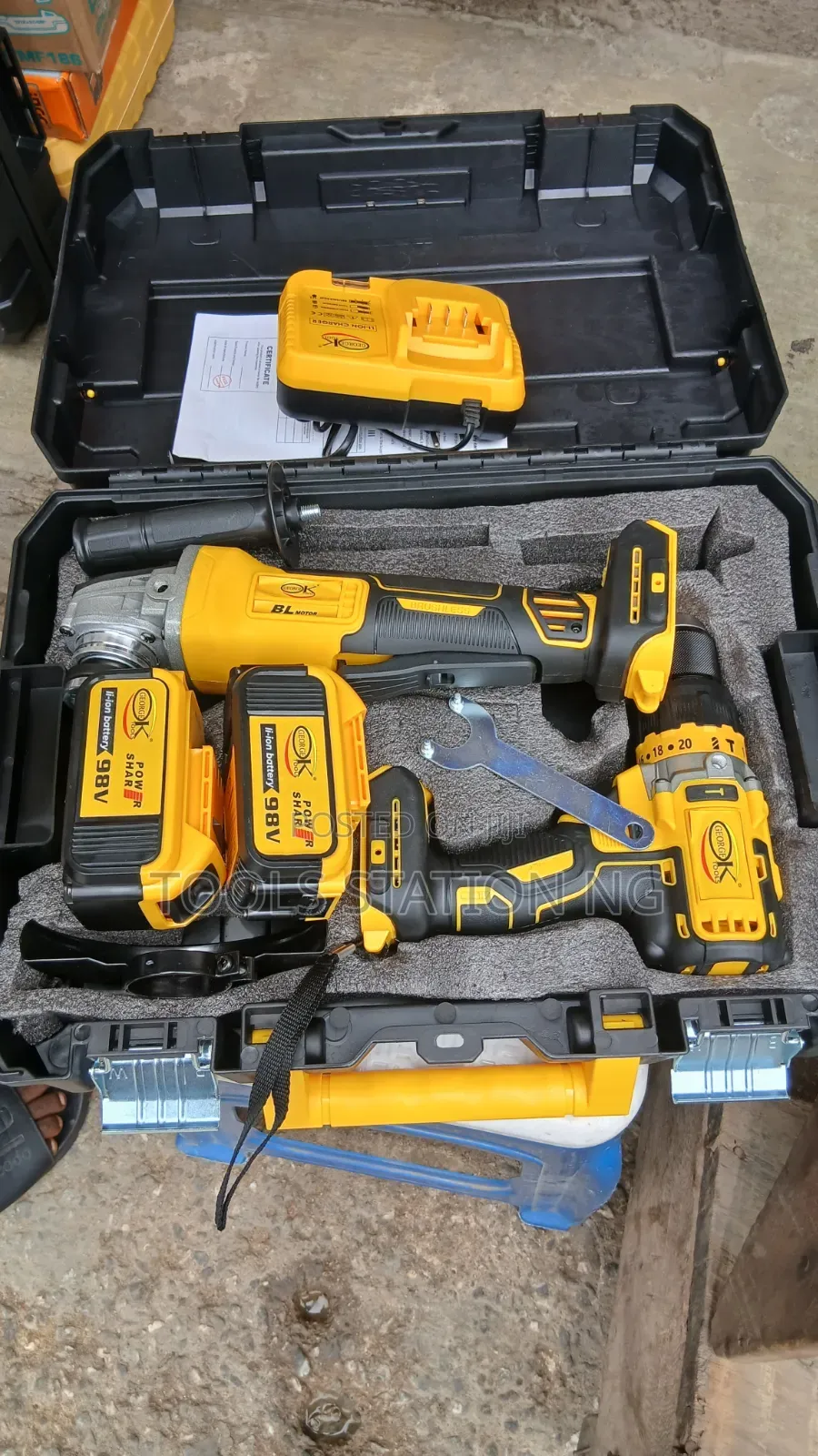 2in1 Grinder and 13mm Cordless Drill Combo