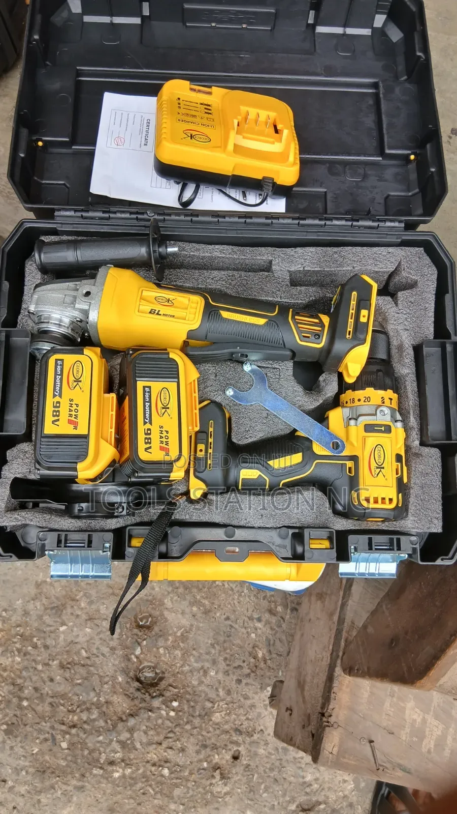 2in1 Grinder and 13mm Cordless Drill Combo