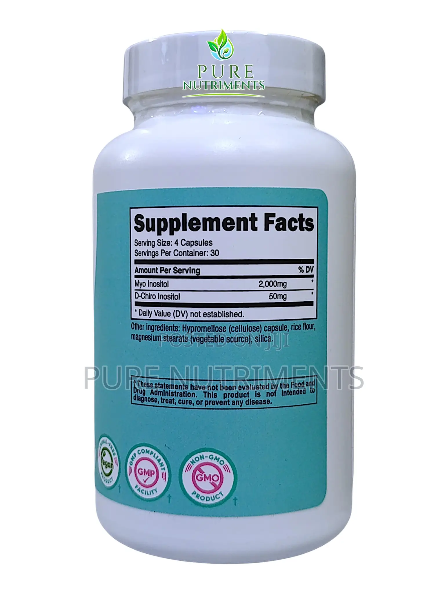 Nutricost Myo D-Chiro Inositol –Hormone Fertility Support 120 Caps