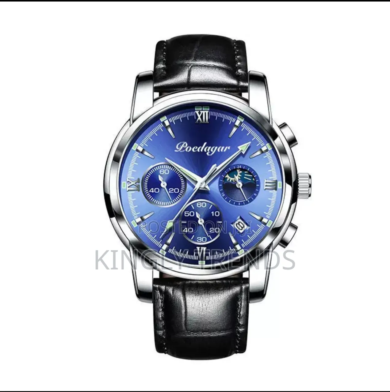 High Quality Poedagar Leather Wristwatch