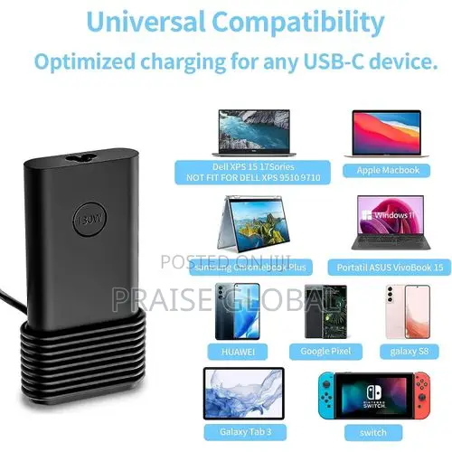 Dell 130w Laptop Charger Type C