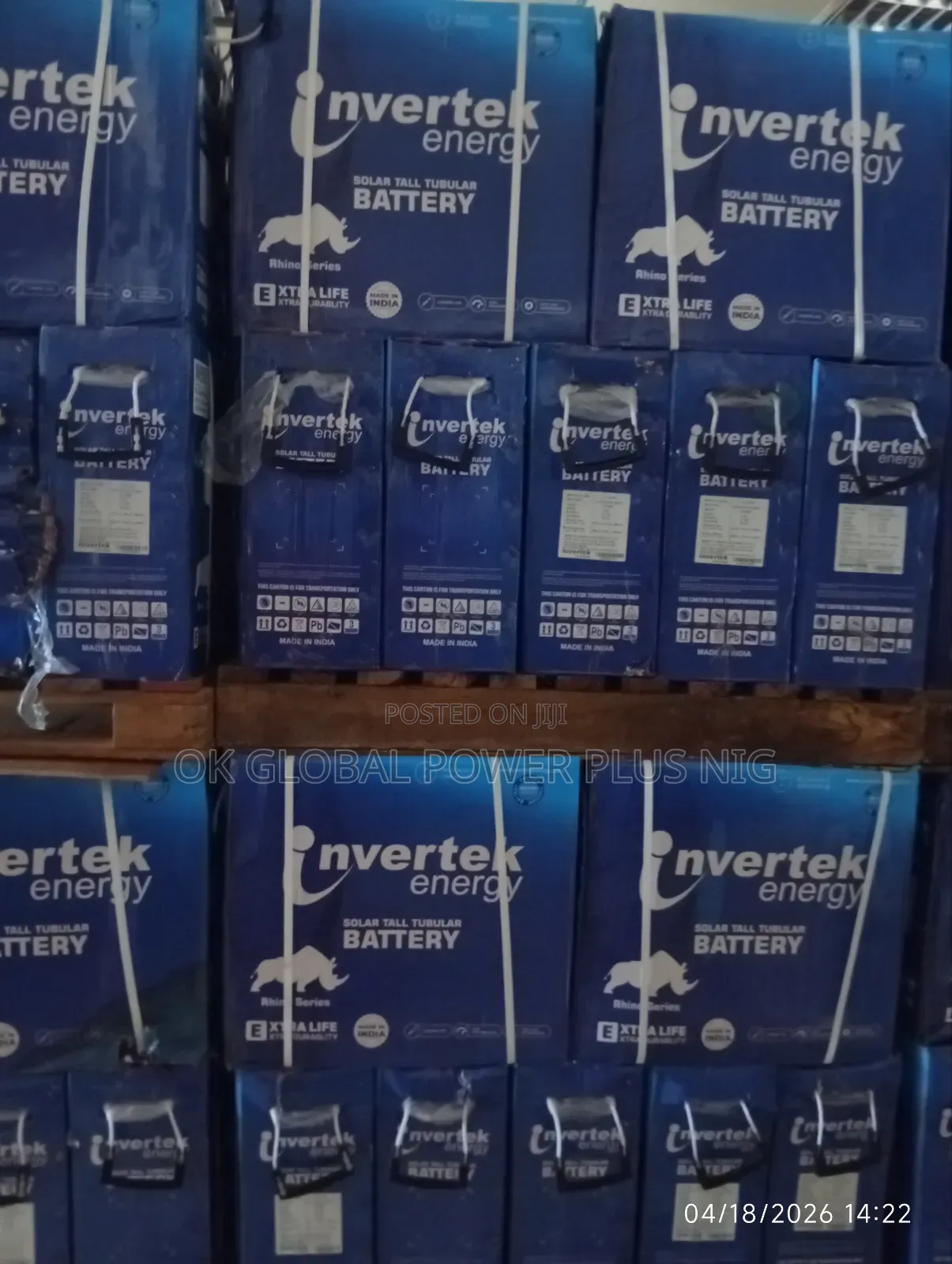 Invertek C10 240ah Tall Tubular Battery With 2 Years Warranty