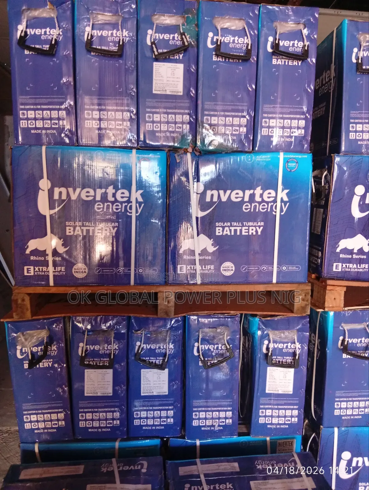 Invertek C10 240ah Tall Tubular Battery With 2 Years Warranty