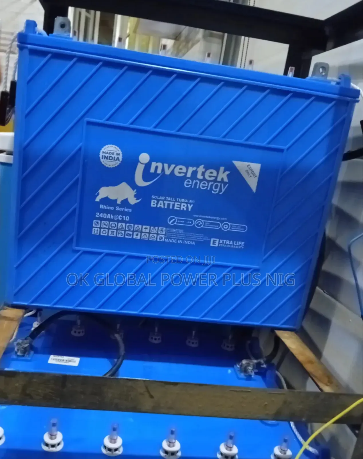 Invertek C10 240ah Tall Tubular Battery With 2 Years Warranty