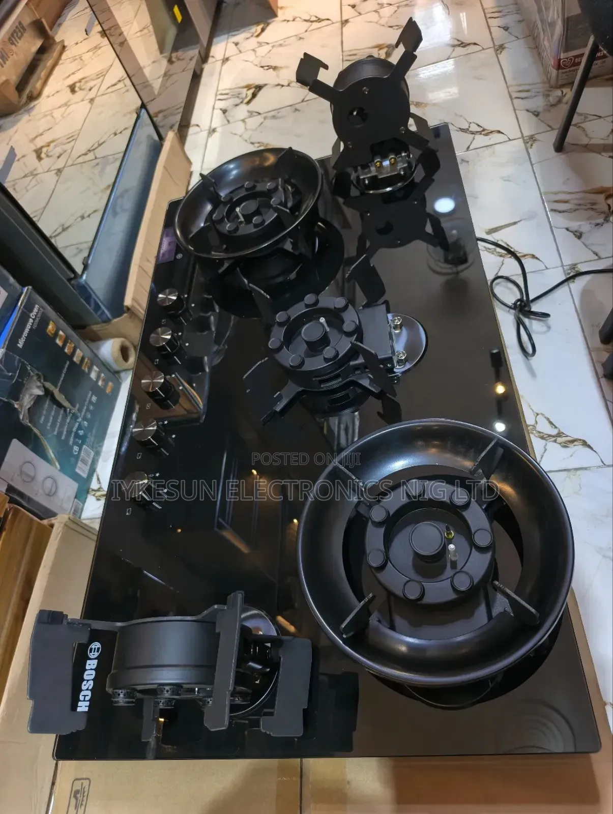 Original Bosch Built-in Flips Up Premium Quality Luxury 5 Burners Gas