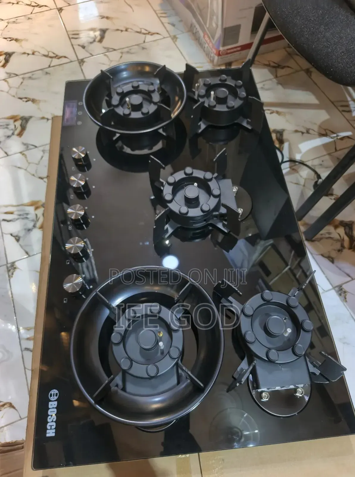 Original Bosch Inbuilt Cabinet Premium Luxury Flips Up 5 Burners Gas