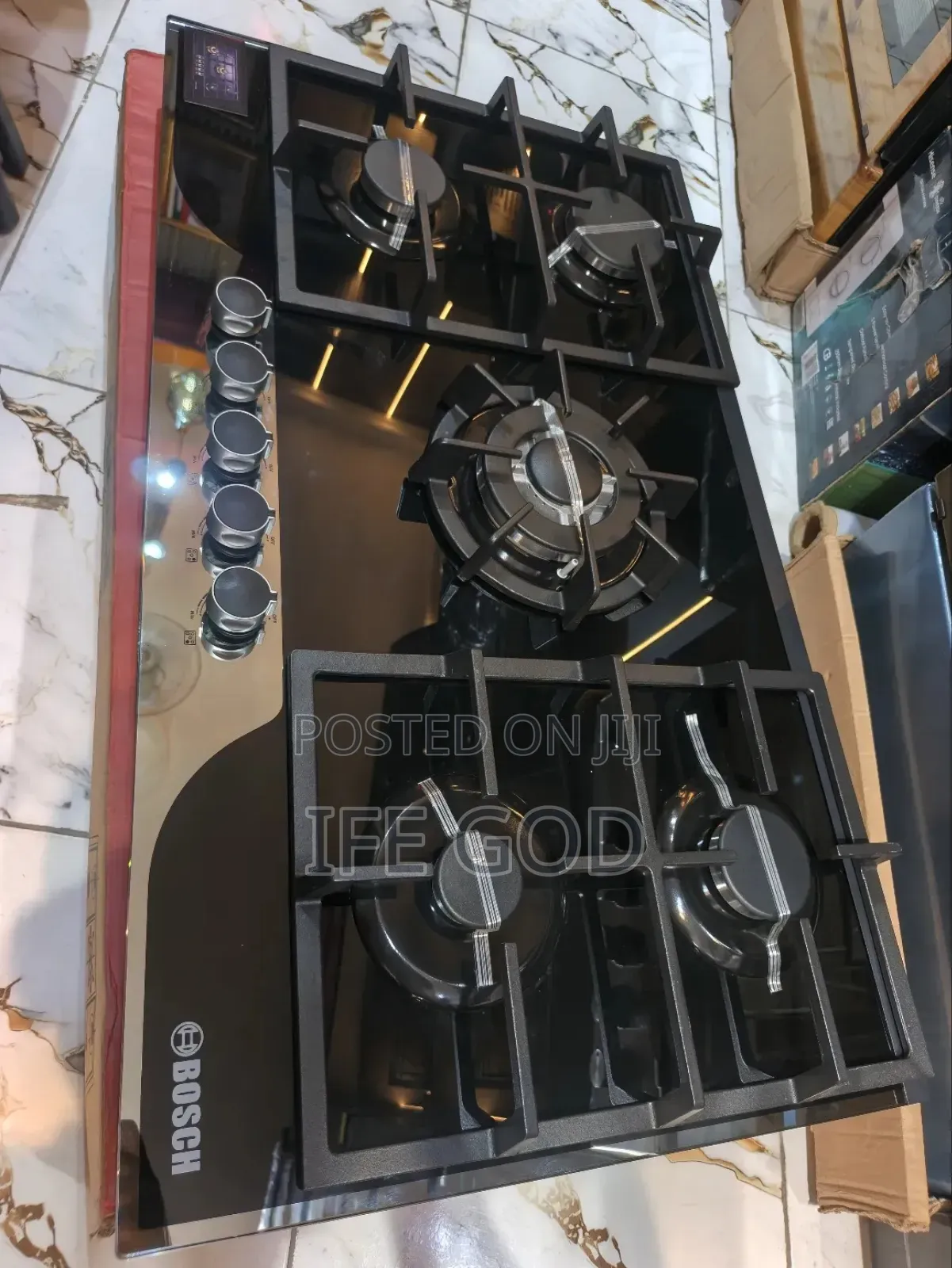 Quality Bosch Inbuilt Cabinet or Table Top 5 Burners Gas Cooker Hob