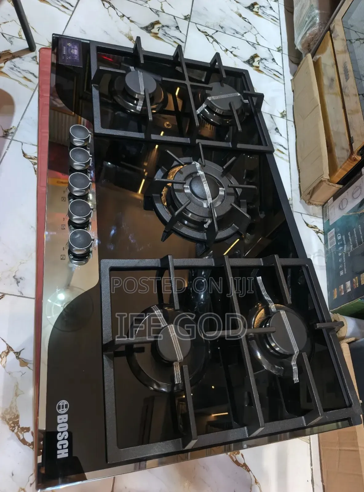 Quality Bosch Inbuilt Cabinet or Table Top 5 Burners Gas Cooker Hob