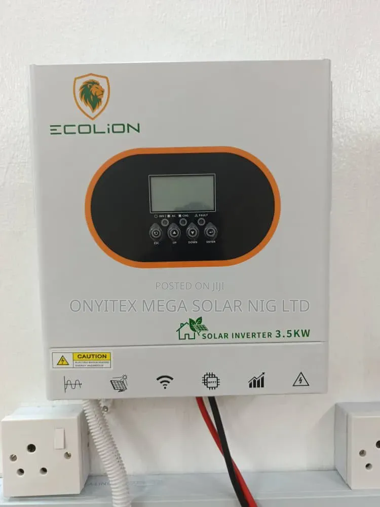 Ecolion Solar Inverter 3.5kva 24v Hybrid With Warranty