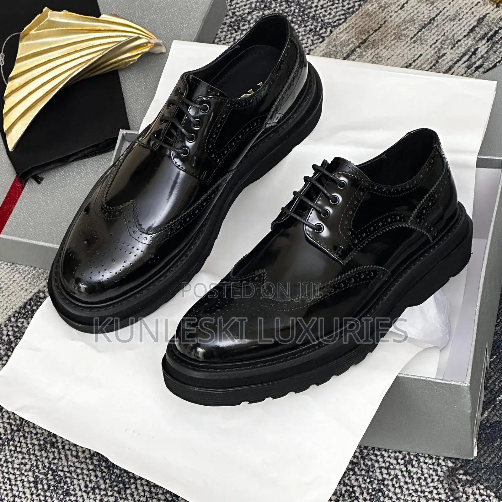 Original Prada Chunky Lace Up Shoes