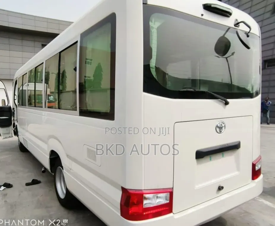 New Toyota Coaster 2025 White