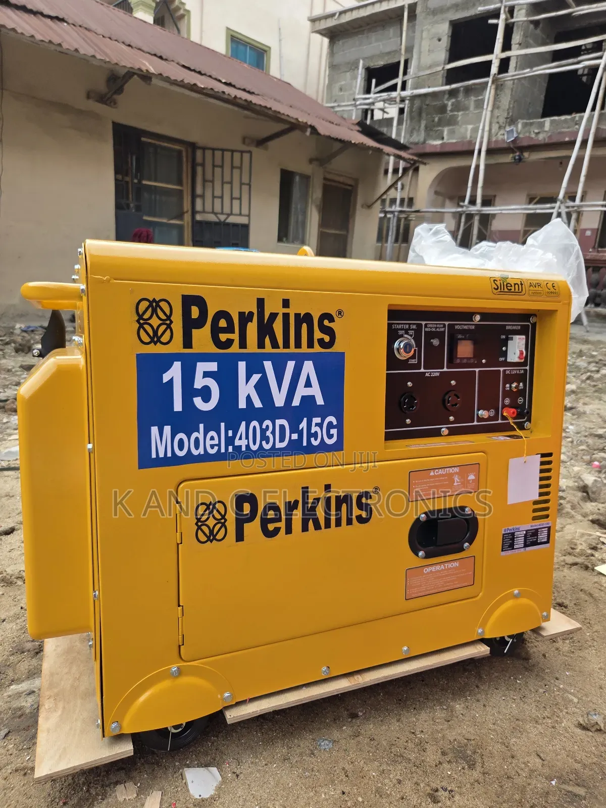 Powerful Perkins 15kva Generator – Soundproof Efficient