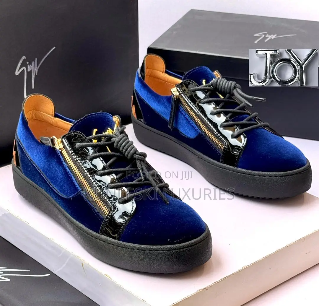 Original Giuseppe Zanotti Leather / Suede Sneakers