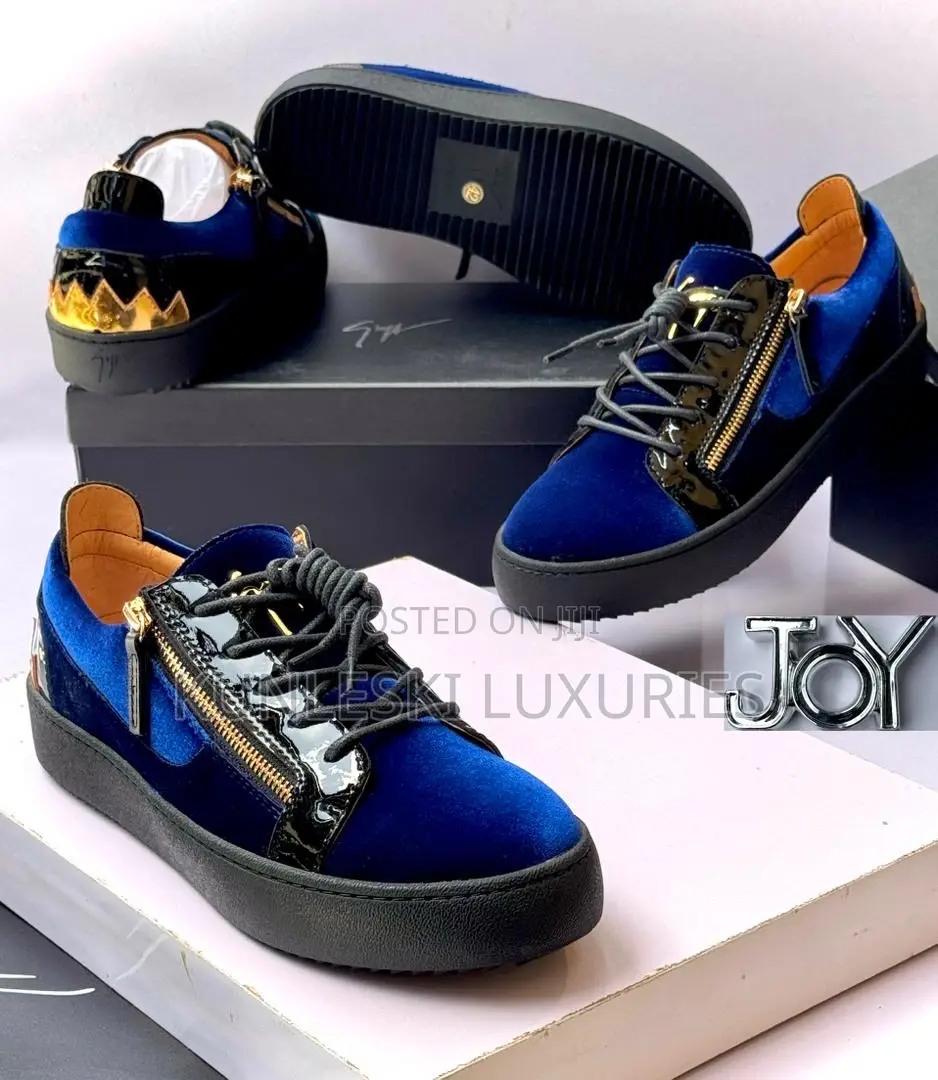 Original Giuseppe Zanotti Leather / Suede Sneakers