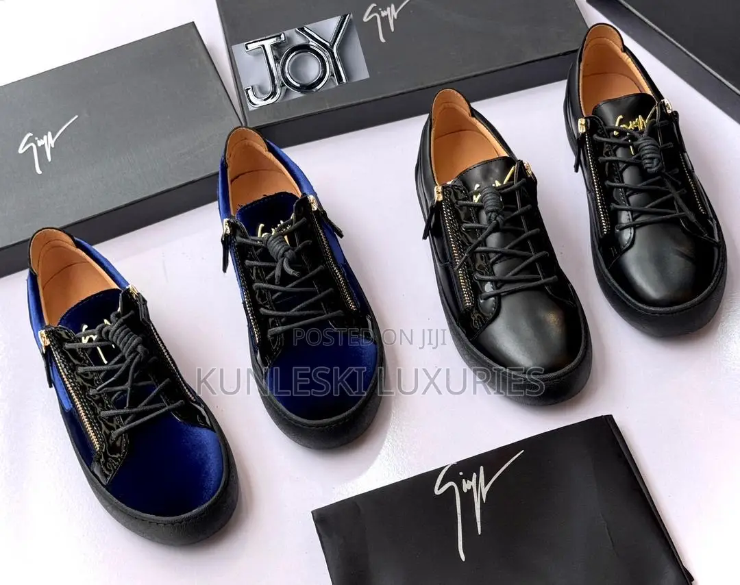 Original Giuseppe Zanotti Leather / Suede Sneakers