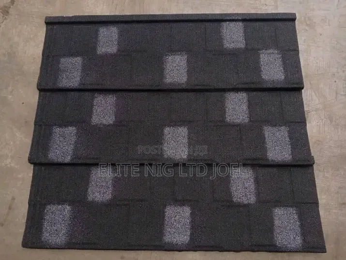 Black and White Shingle Gerard Stone Coated Roofing Sheet in Ajah
