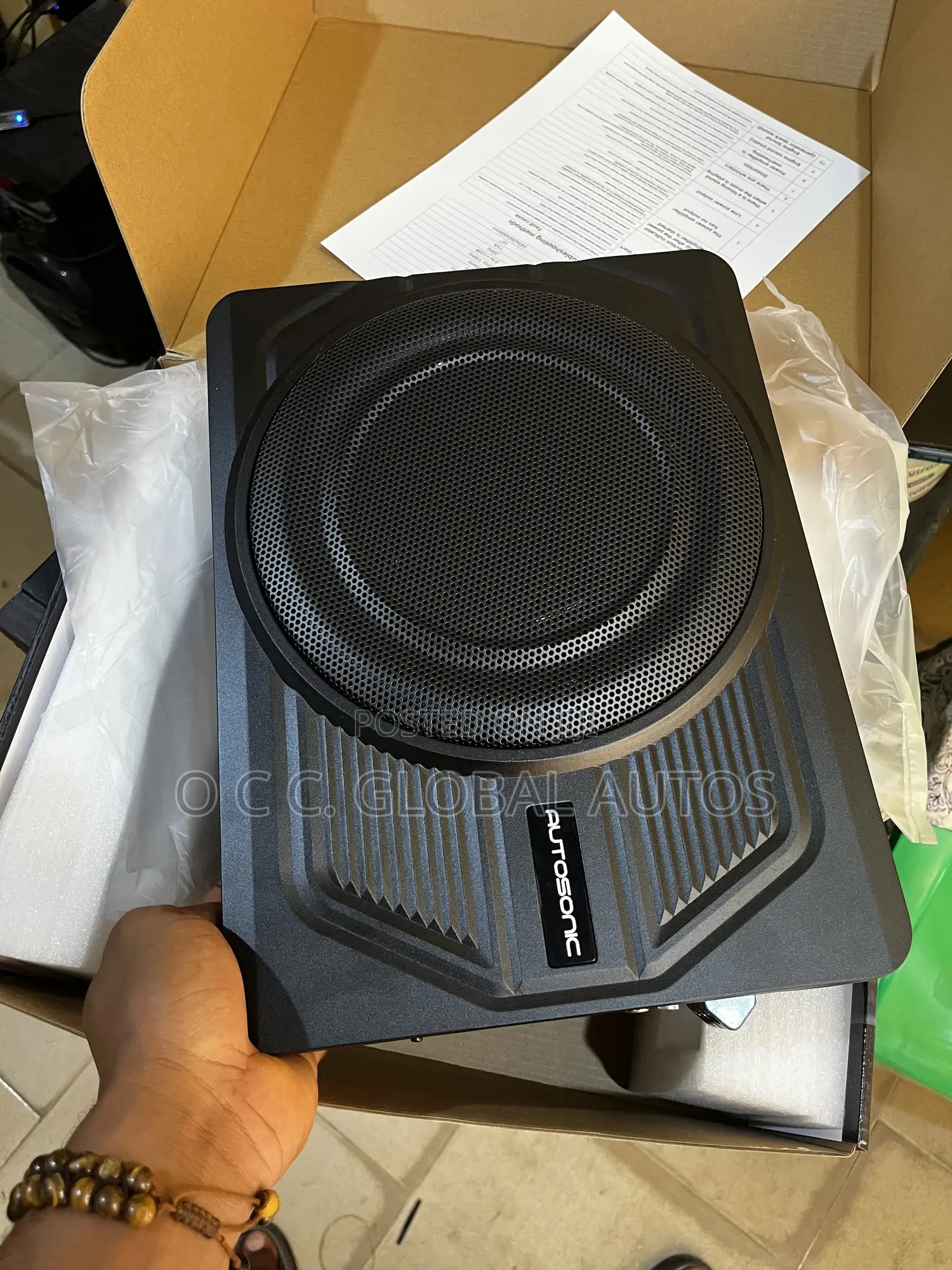 Under Seat Subwoofer  It’S a Universal for All Vehicle