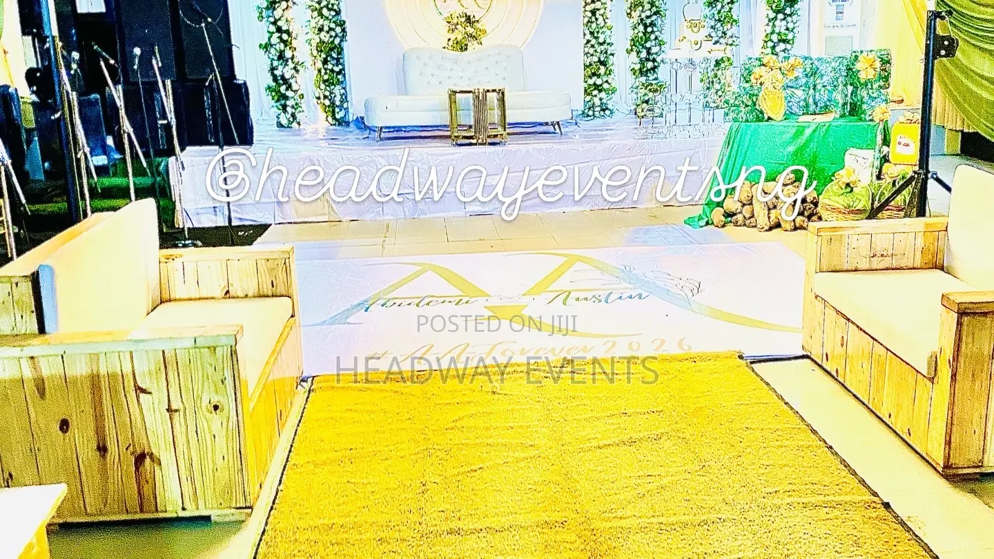 Premium Wedding Decoration With 3d Backdrop