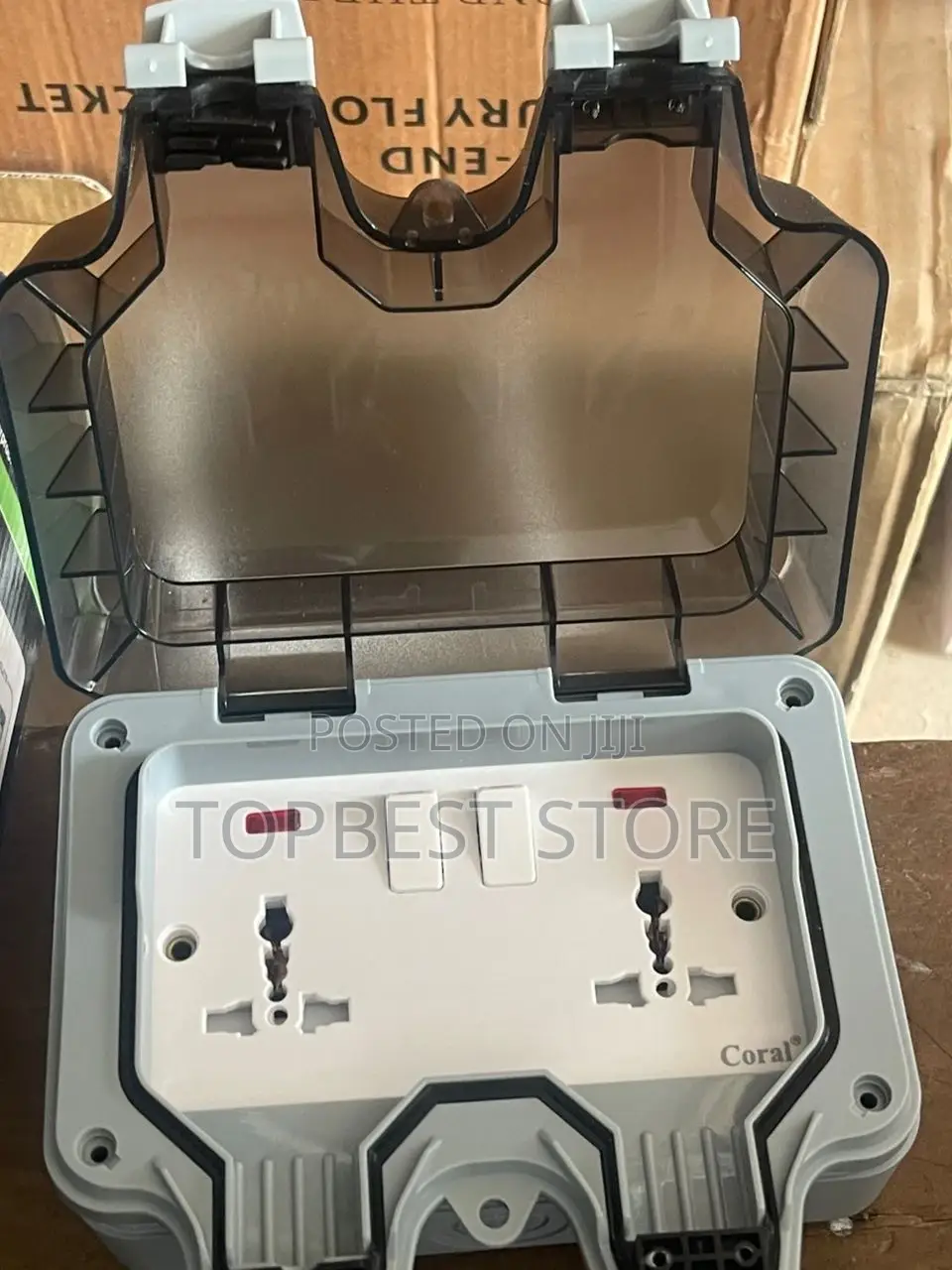 Waterproof Outdoor 13a Twin Double Socket Outside Used