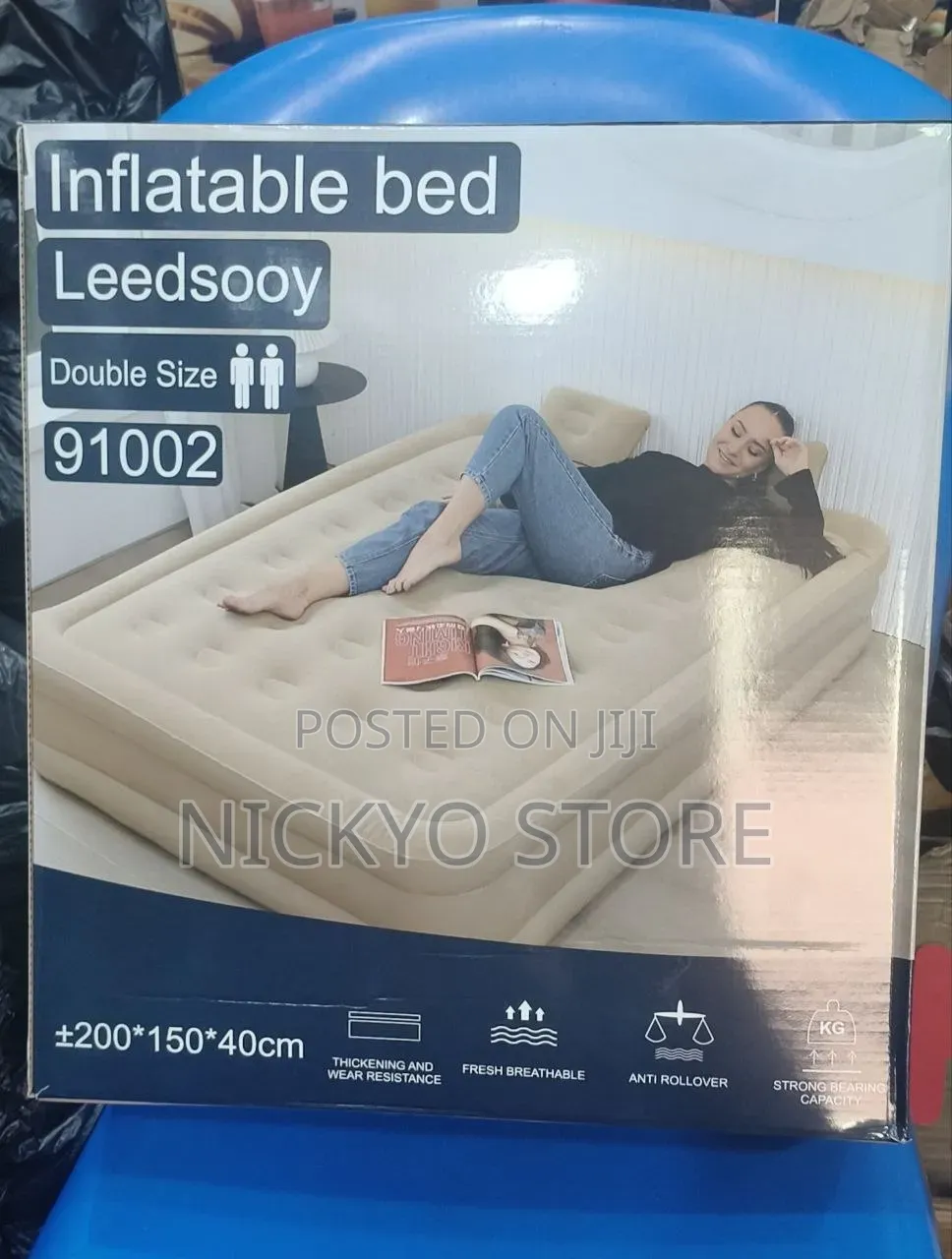 200×150×40 Cm (Double Size) Luxury Inflatable Bed