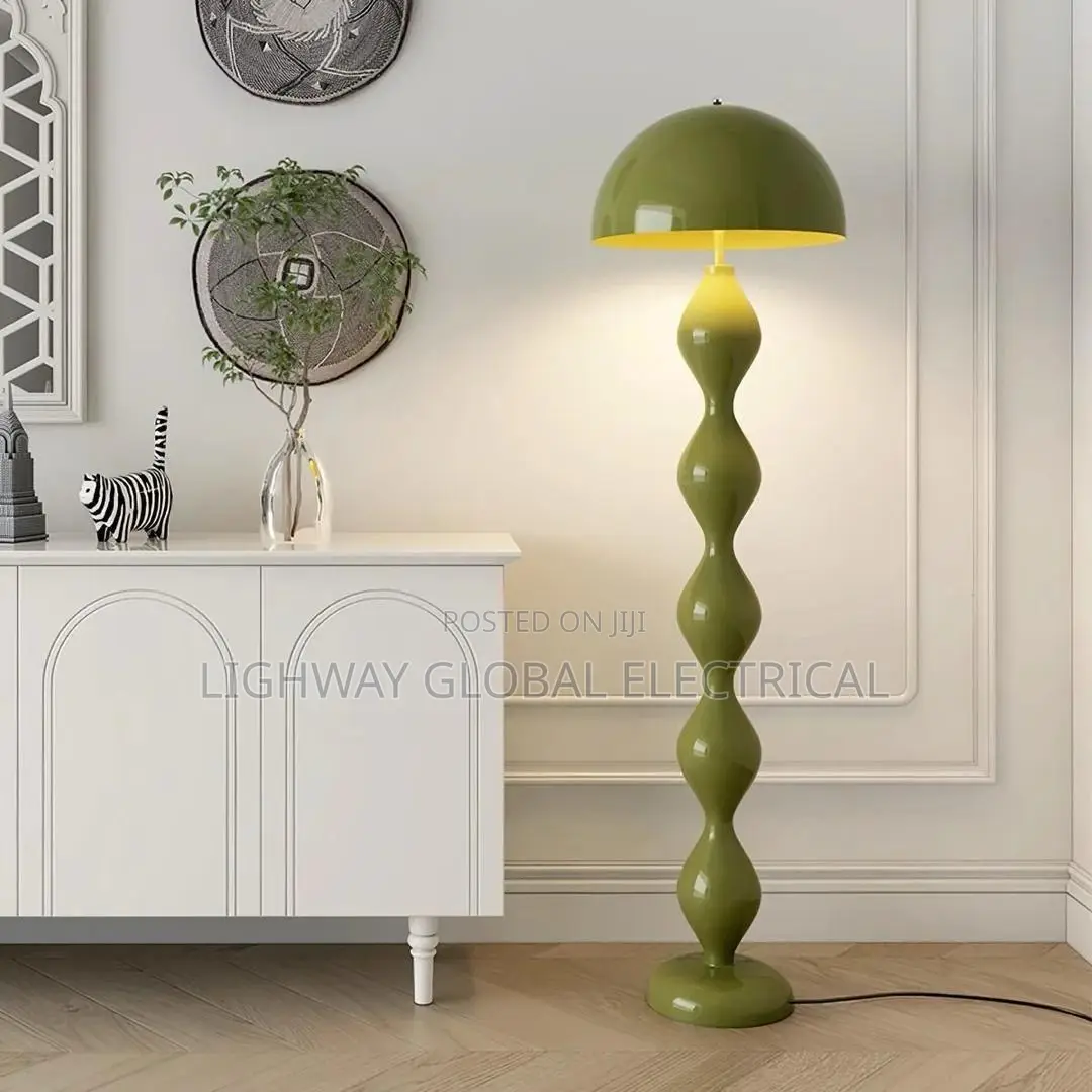 Nordic Creative Colorful Mushroom Led Sofa Floor Lamp