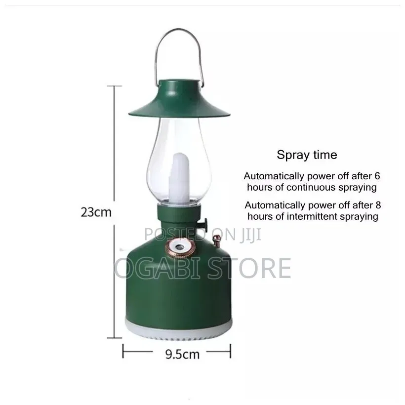 Vintage Flame Led Lantern Lamp (Rechargeable)