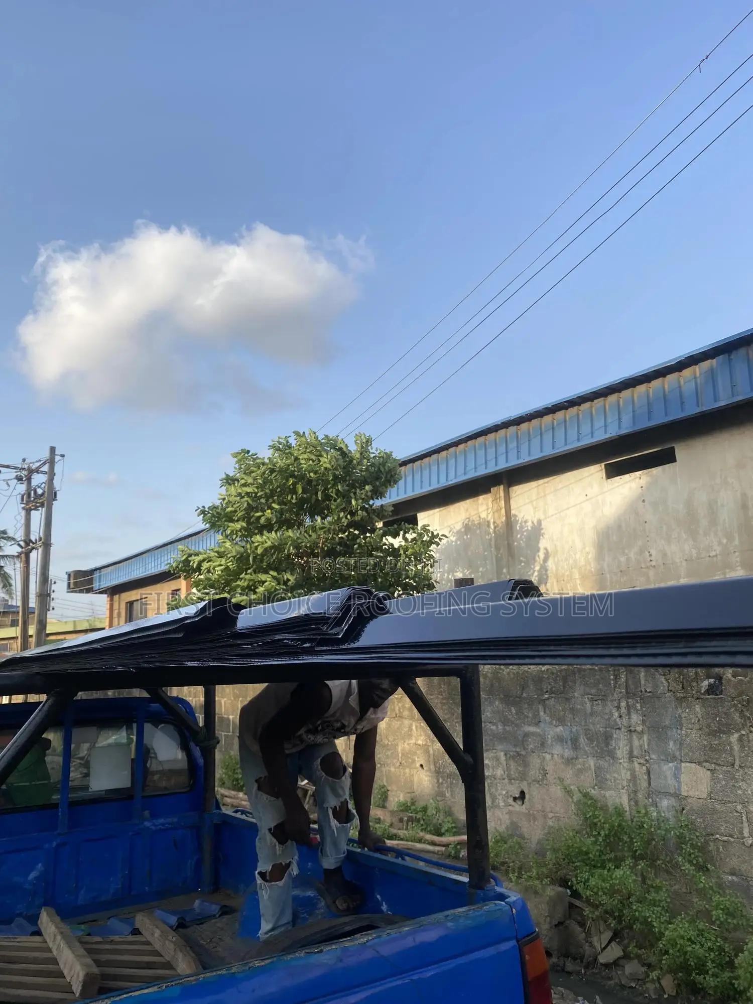 Delivery of Oven Baked Aluminum Roofing Sheet