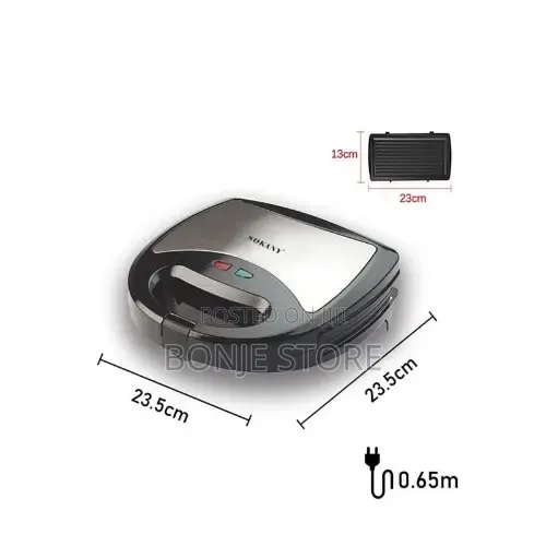3in1 Sokany Toaster/Sandwich Maker