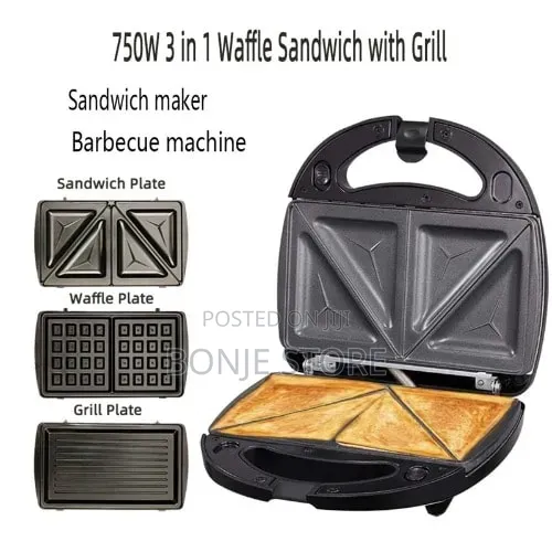 3in1 Sokany Toaster/Sandwich Maker