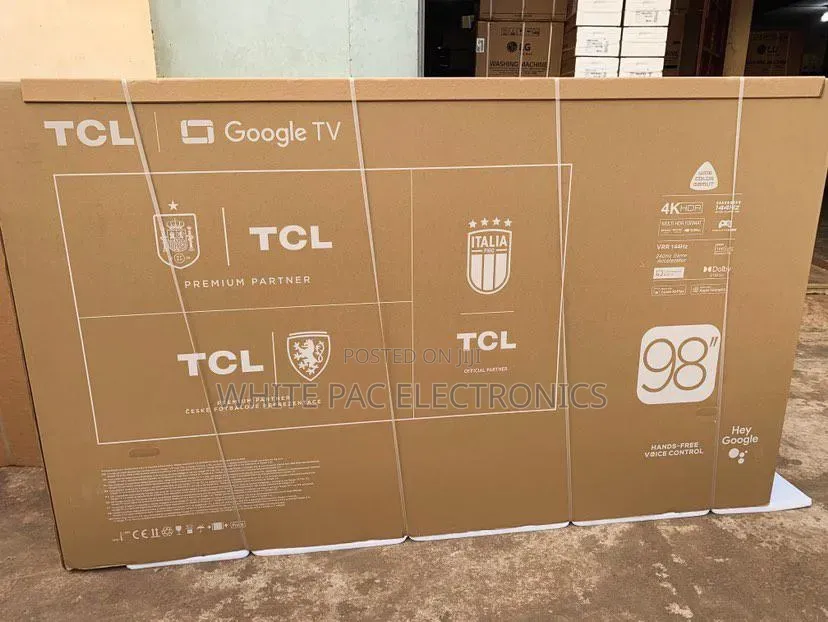 Original TCL 98′′Inch Qled Google Smart Tv(98p8k)Voice Control 2yrs