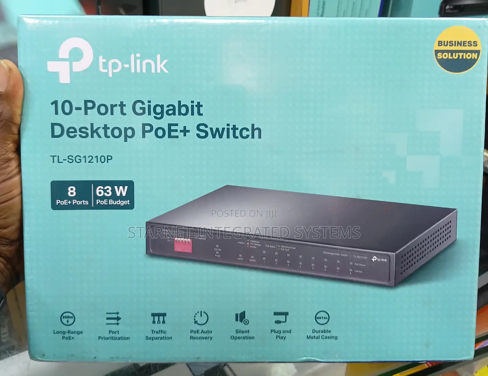 Tp-Link 10 Port 10/100/1000 MBPS Gigabit Network Poe+ Switch
