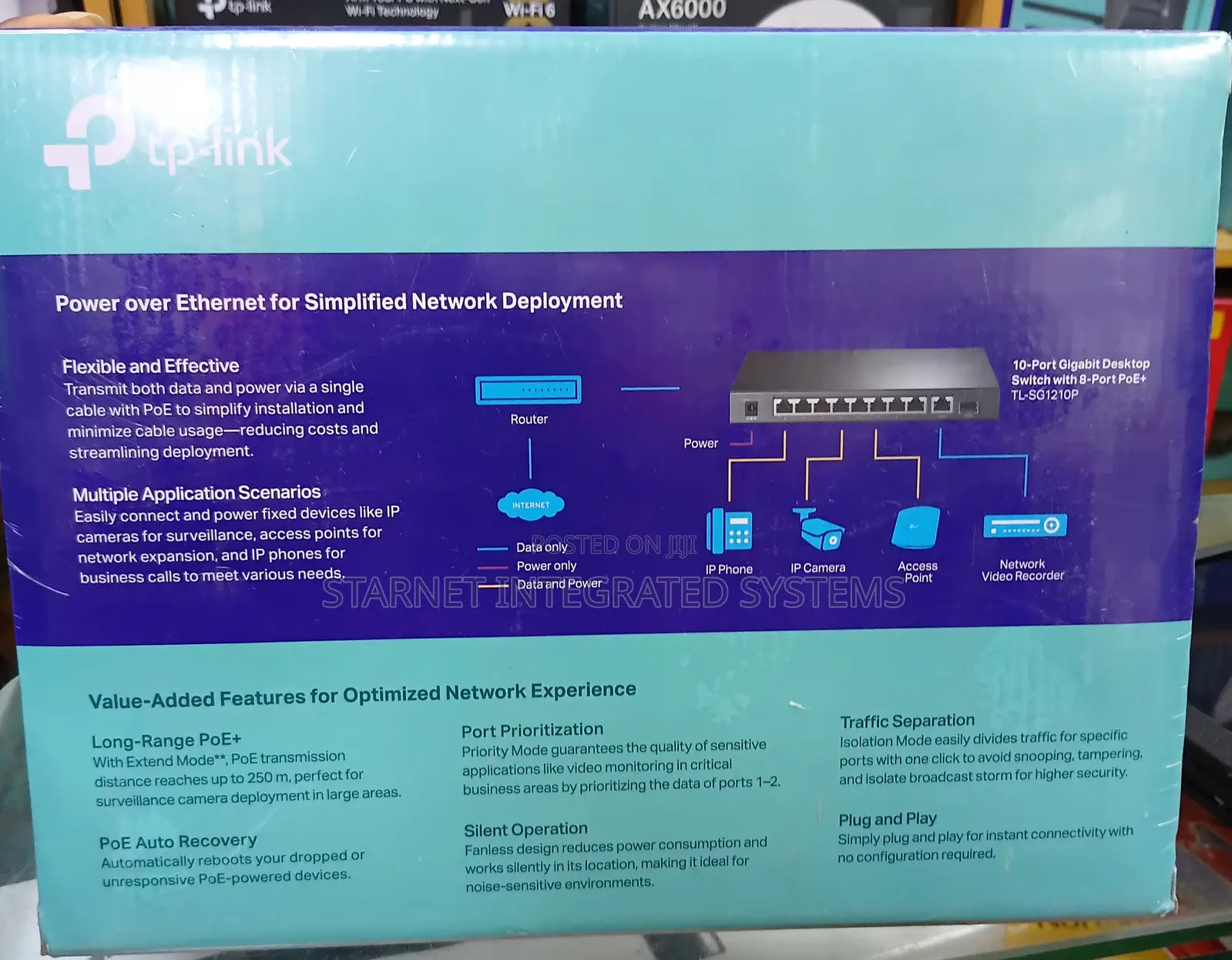 Tp-Link 10 Port 10/100/1000 MBPS Gigabit Network Poe+ Switch