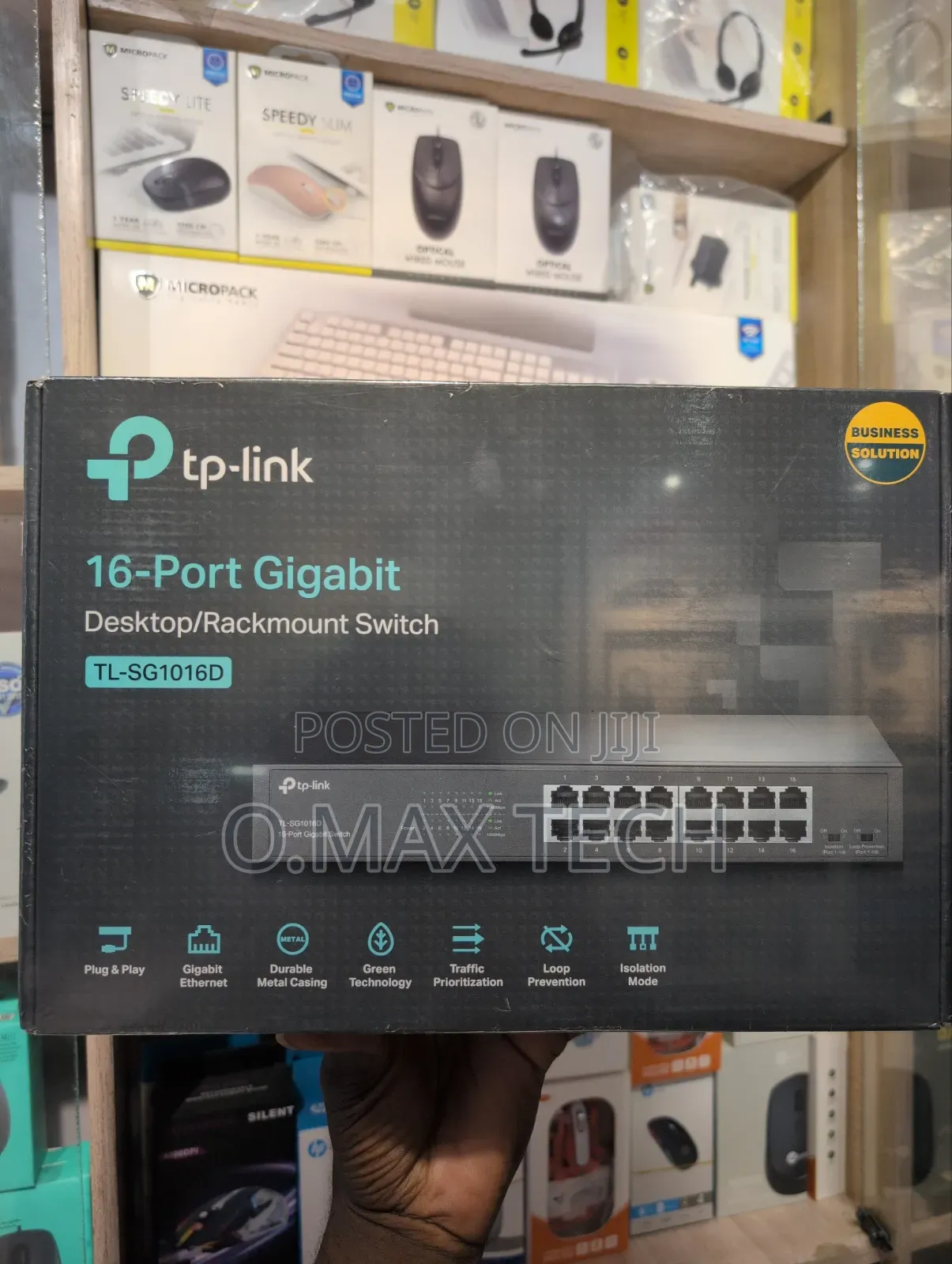Tp-Link Tl-Sg1016d 16-Port Gigabit Desktop/Rackmount Switch