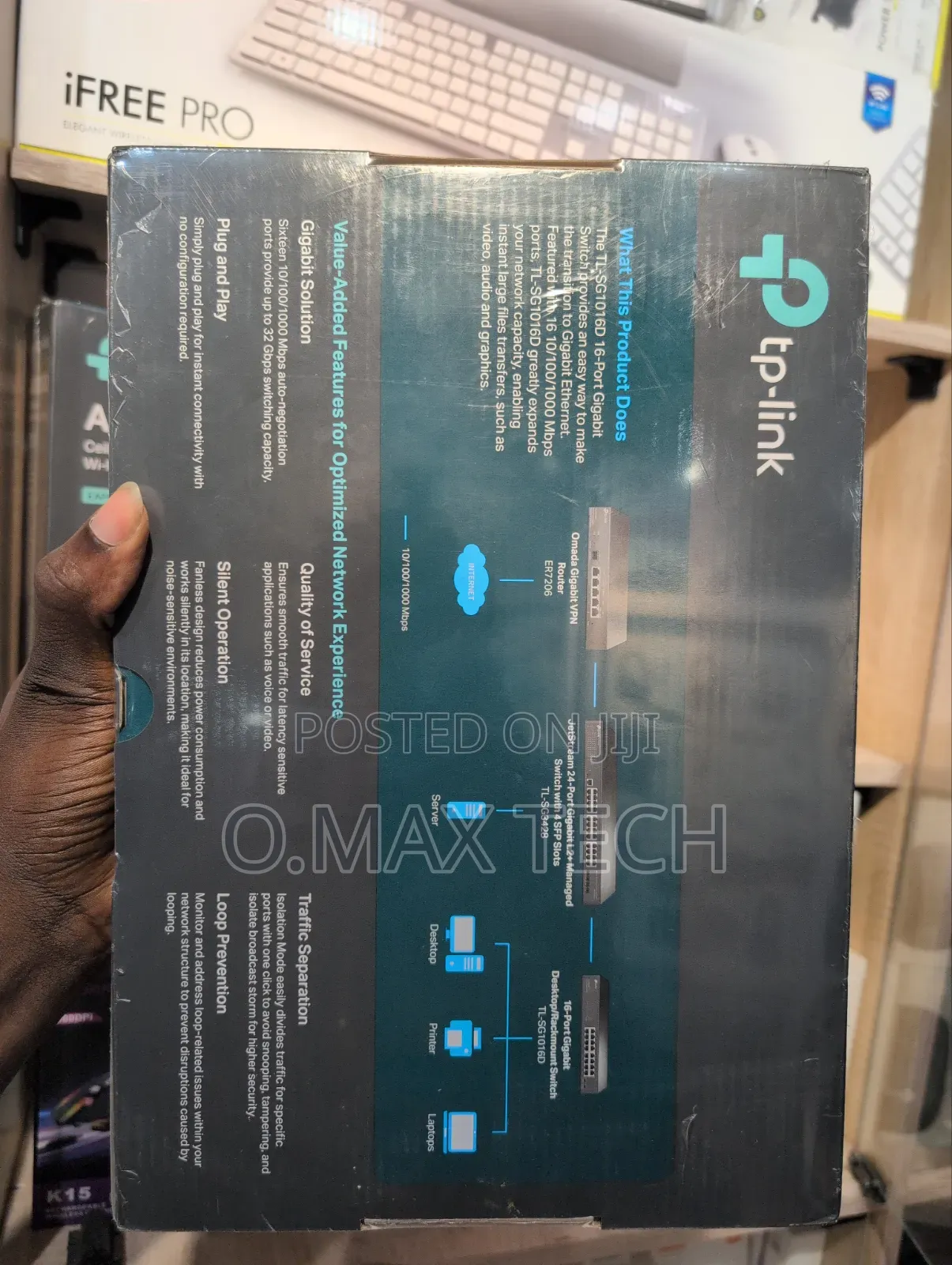 Tp-Link Tl-Sg1016d 16-Port Gigabit Desktop/Rackmount Switch