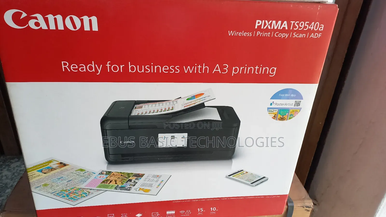 Canon Pixma Ts9540a A3 All in One Wireless Printer