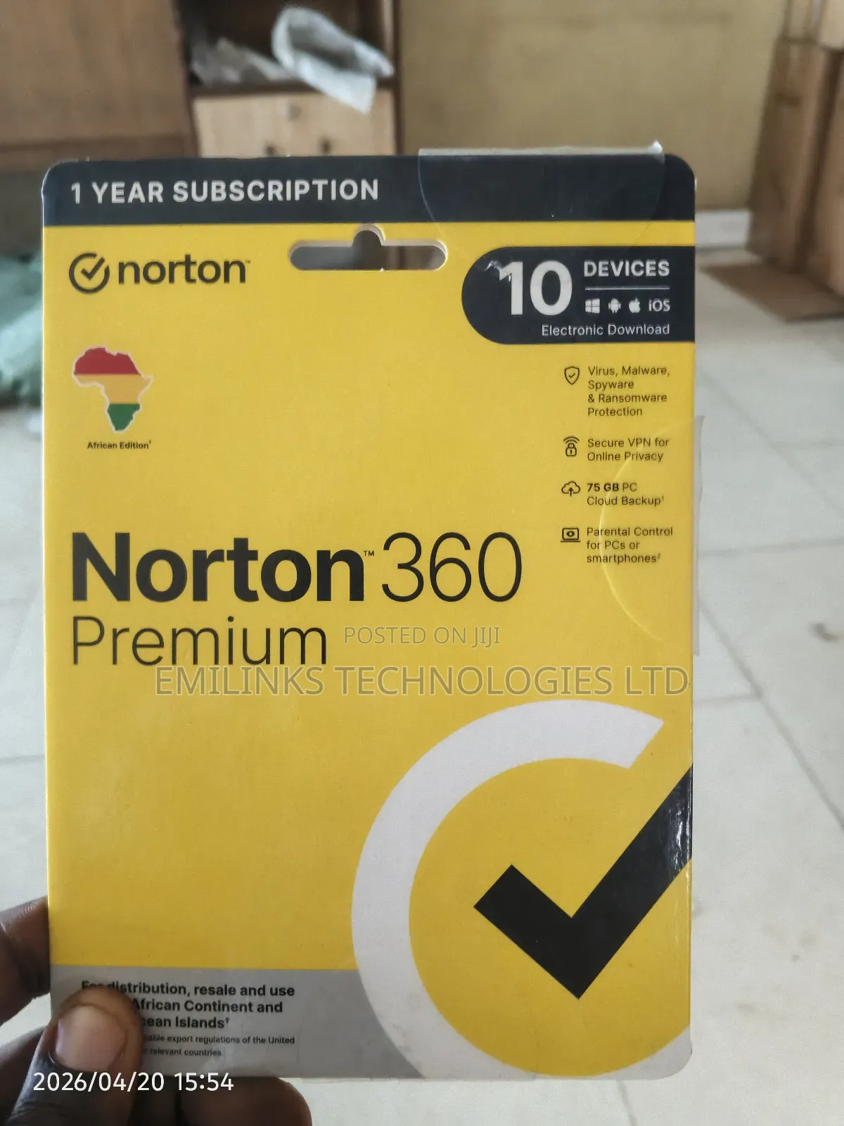 Norton 360 Premium 10 Users