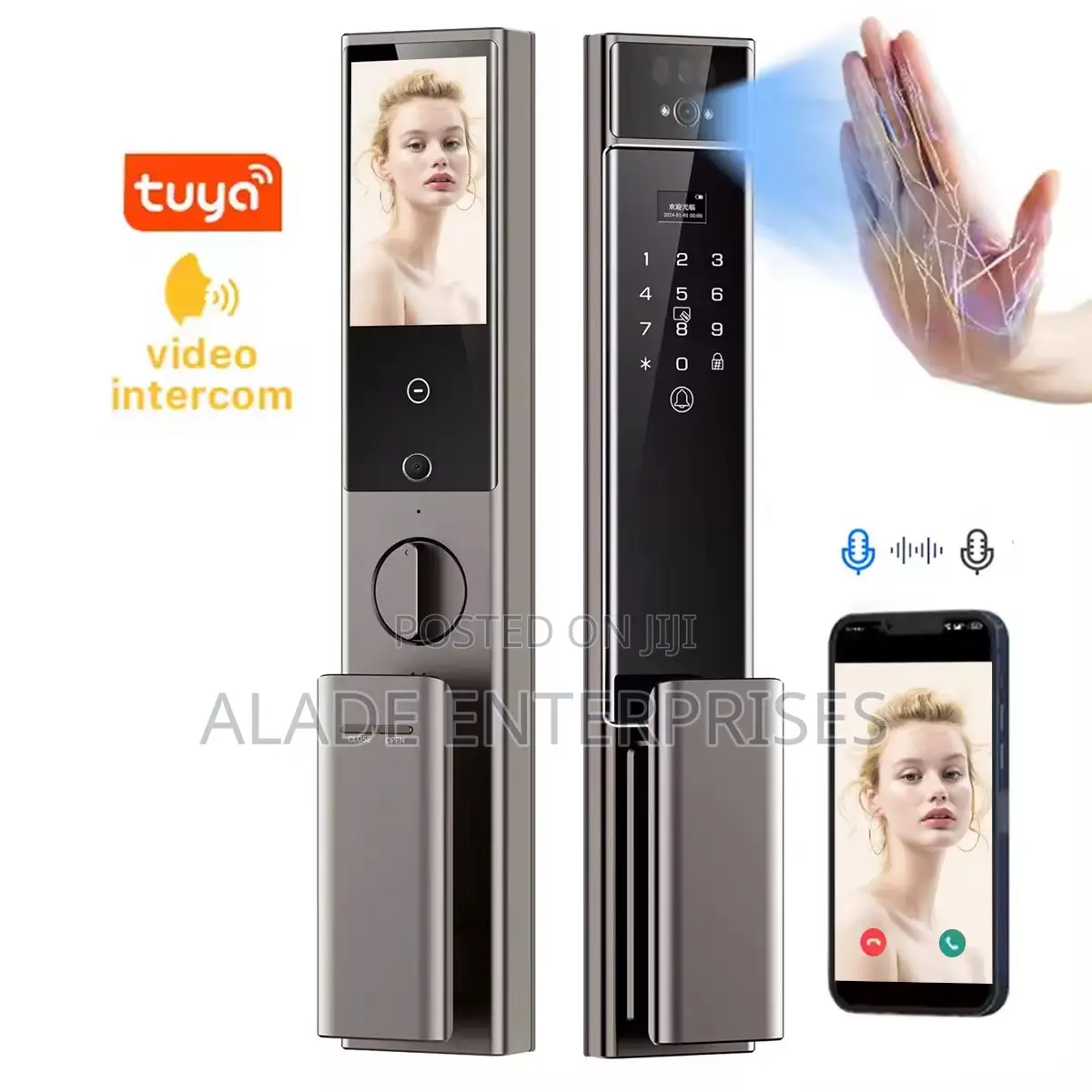 Newly Revealed Smart 3d Face Recognition Palm Vein Door Lock Security