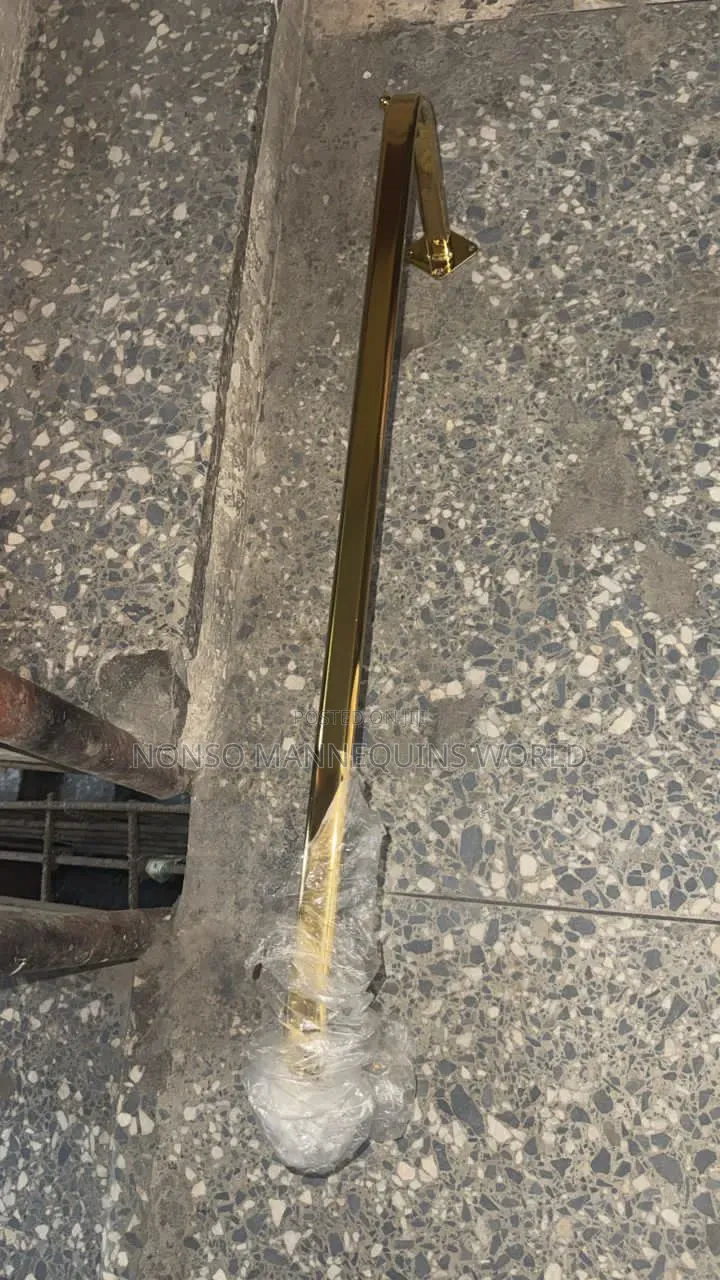 3 Feets Wide Gold U Shaped Wall Hanger