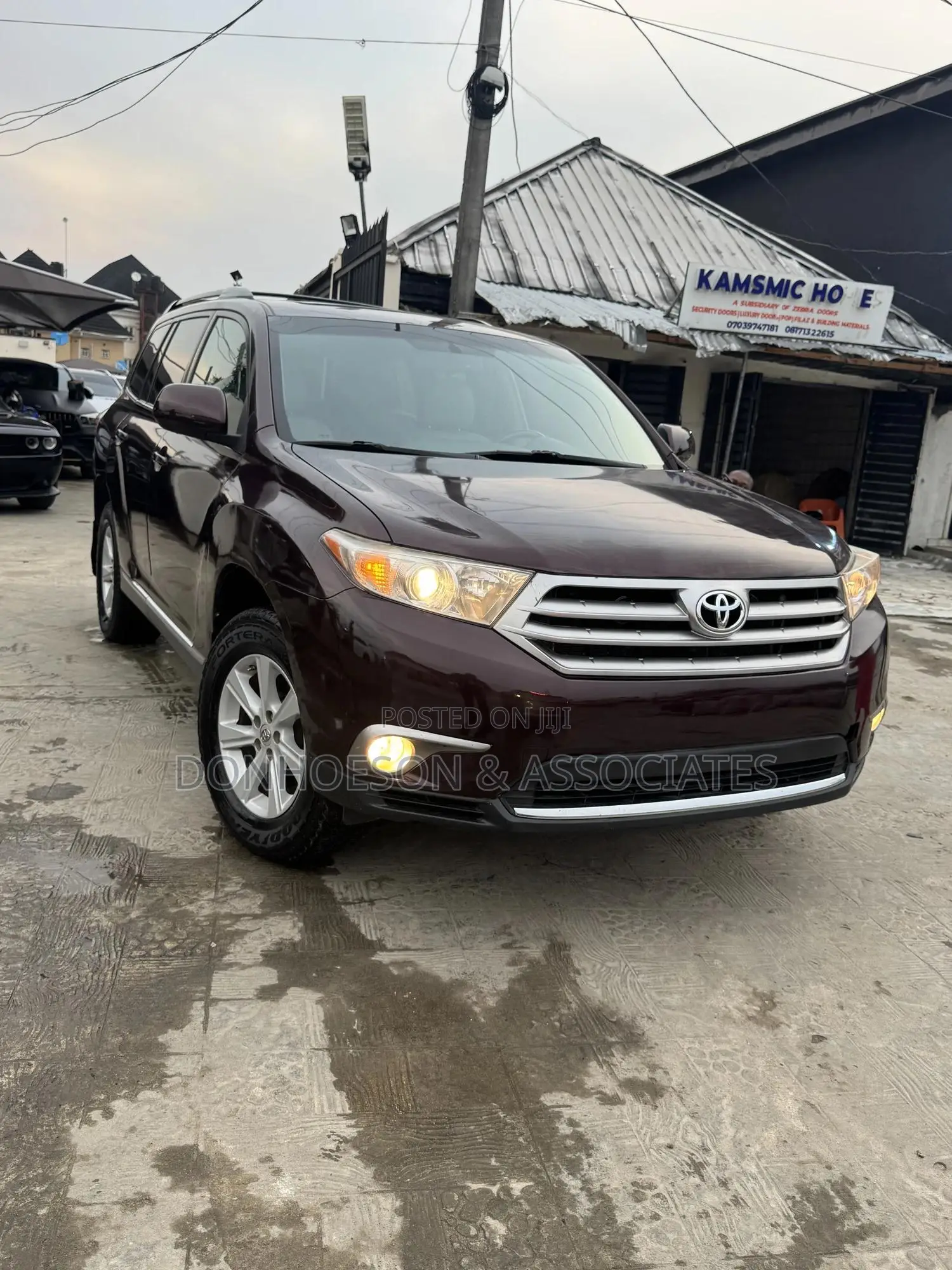 Toyota Highlander SE 3.5L 4WD 2013 Burgundy