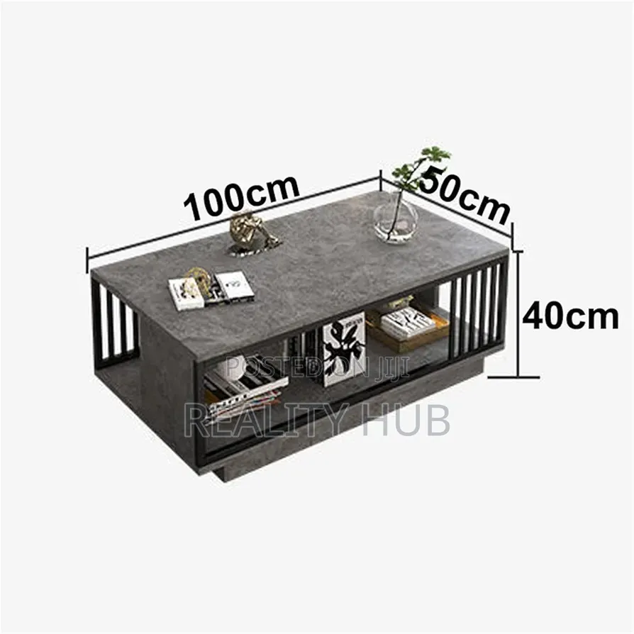 Hczion - Coffee Table for the Living Room at Home, White 10cm by 100cm