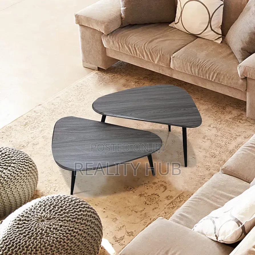 2 Sets Scandinavian Lightweight Luxury Irregular Living Room Coffee
