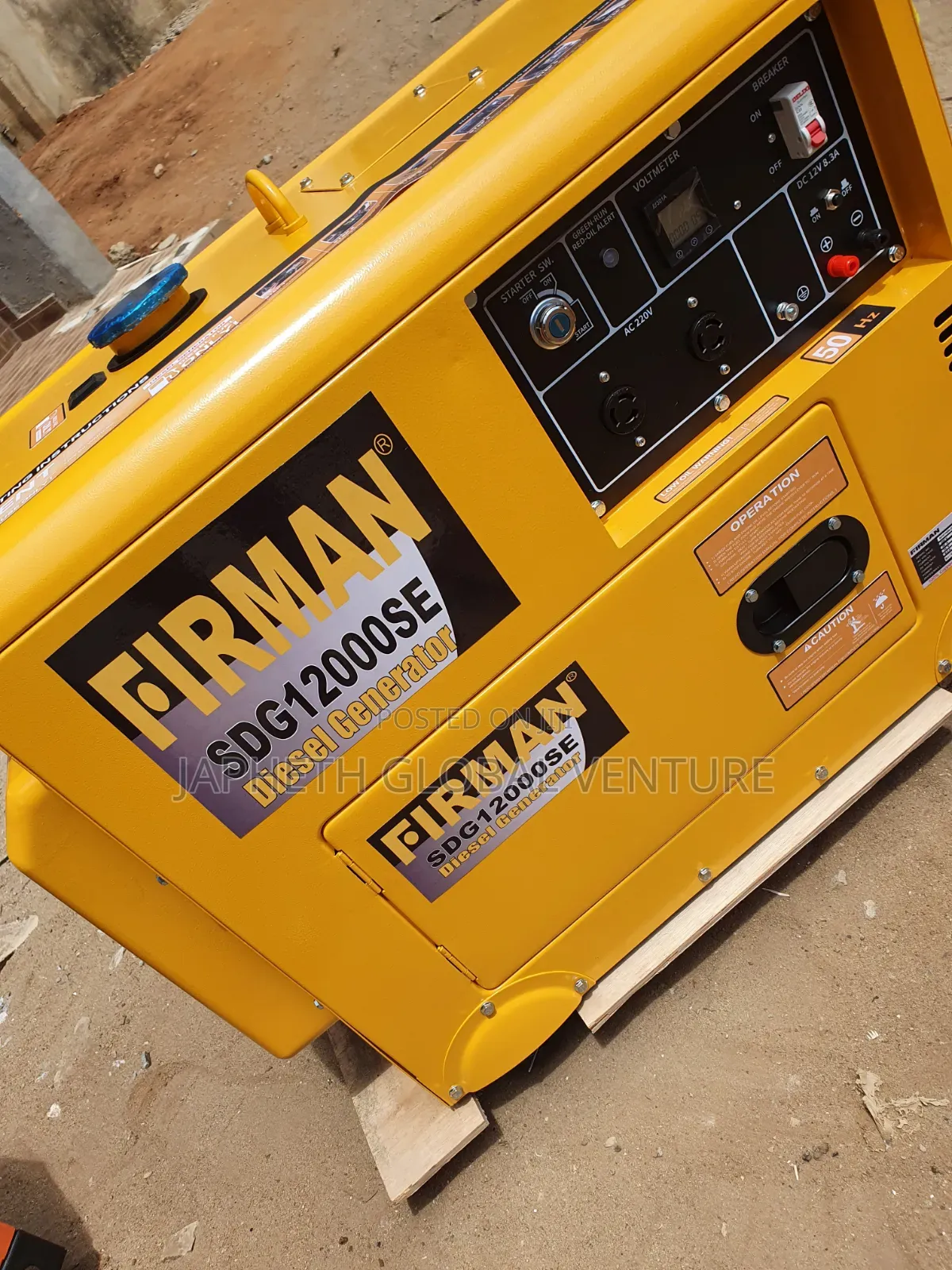 Firman Sdg12000se Soundproof Diesel Generator – Heavy Duty Power Solu.